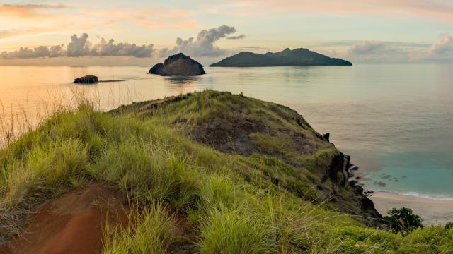 Point de vue sur les îlots Choizil depuis M'tsamboro