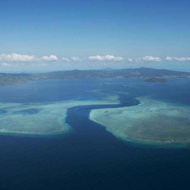 aerien,, lagon,