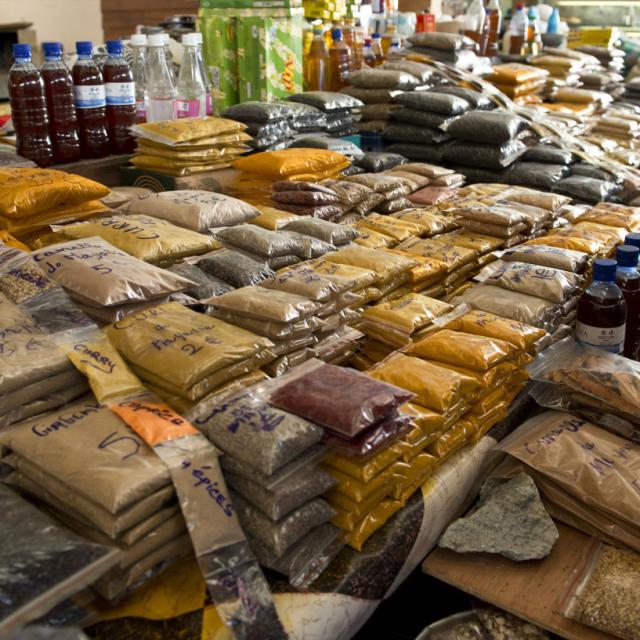 Marche de Mamoudzou, epices