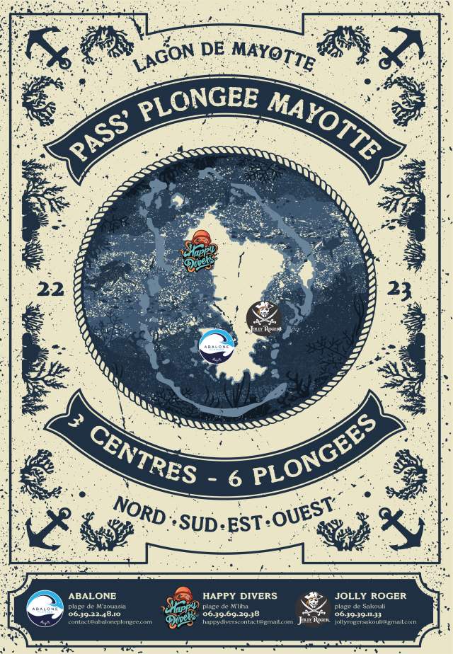 Pass'plongée Sans Drapeaux Affiche
